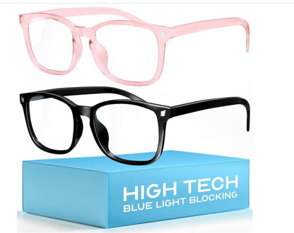 High Tech Blue Light Glasses-Screen Fatigue & UV Protection