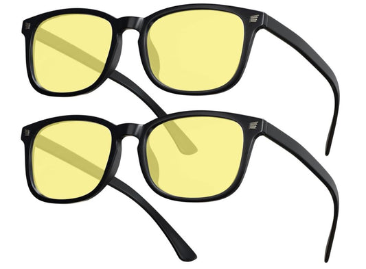 High-Tech Night Driving Glasses/Screen Fatigue & UV Protection