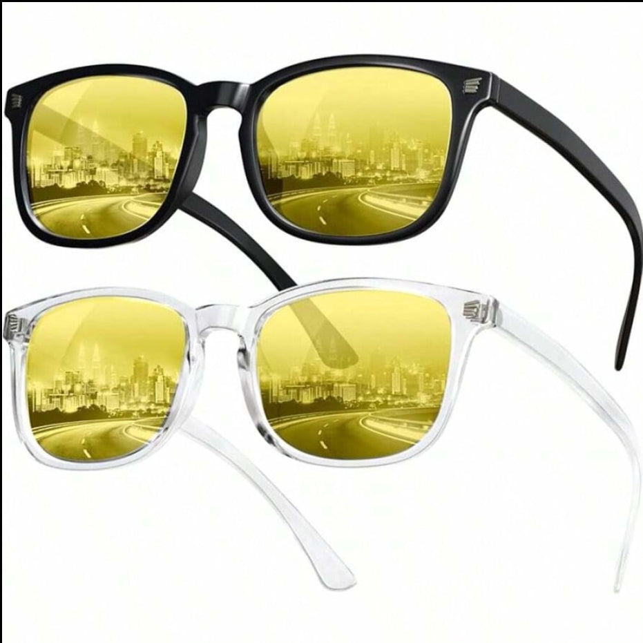 High-Tech Night Driving Glasses/Screen Fatigue & UV Protection