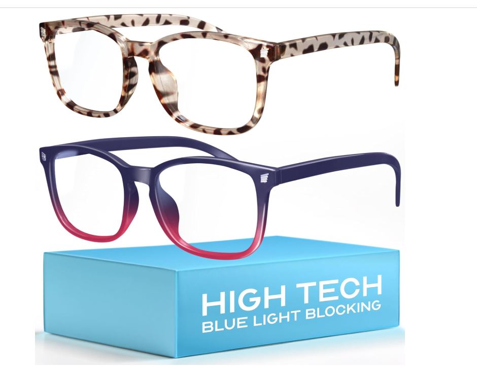 High Tech Blue Light Glasses-Screen Fatigue & UV Protection
